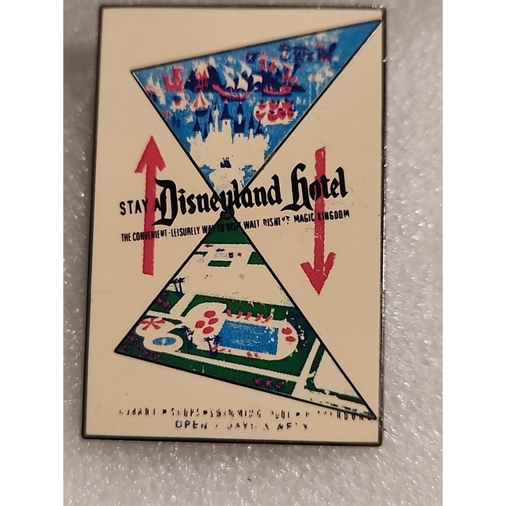 Vintage Disney Pin Disneyland Hotel Poster LE 1500 2004 00072